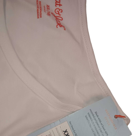 Girls' Printed Pastel Rainbow Unicorn w/ Wings Tank Top - Cat & Jack White XXL - Picture 5 of 6